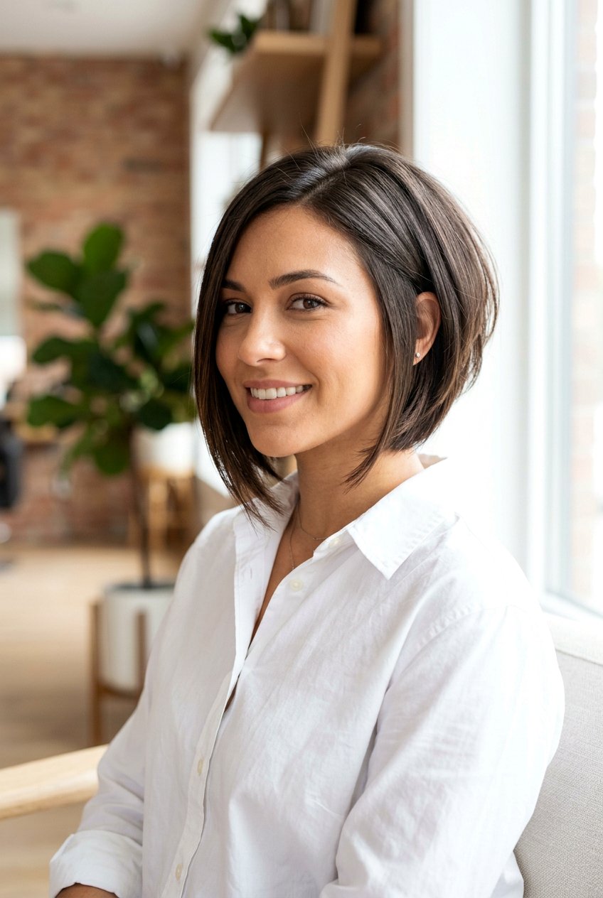 Inverted Feather Cut Bob - 20 feather cut for short hair - 20 feather cut for short hair