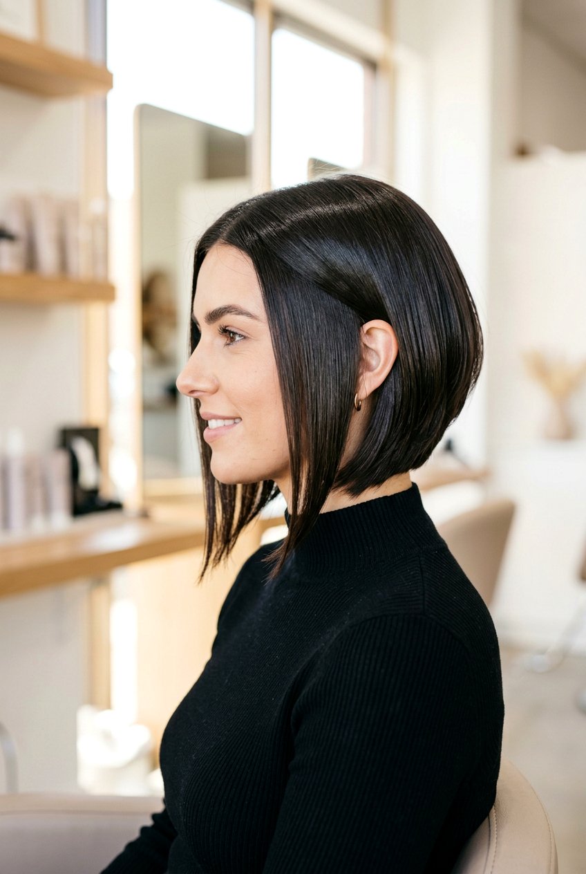 Inverted Glass Hair Bob - 20 glass hair haircut - 20 glass hair haircut