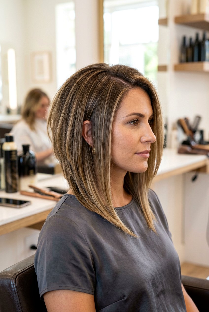 Inverted Long Bob With Layers - 20 long bob with layers - 20 long bob with layers