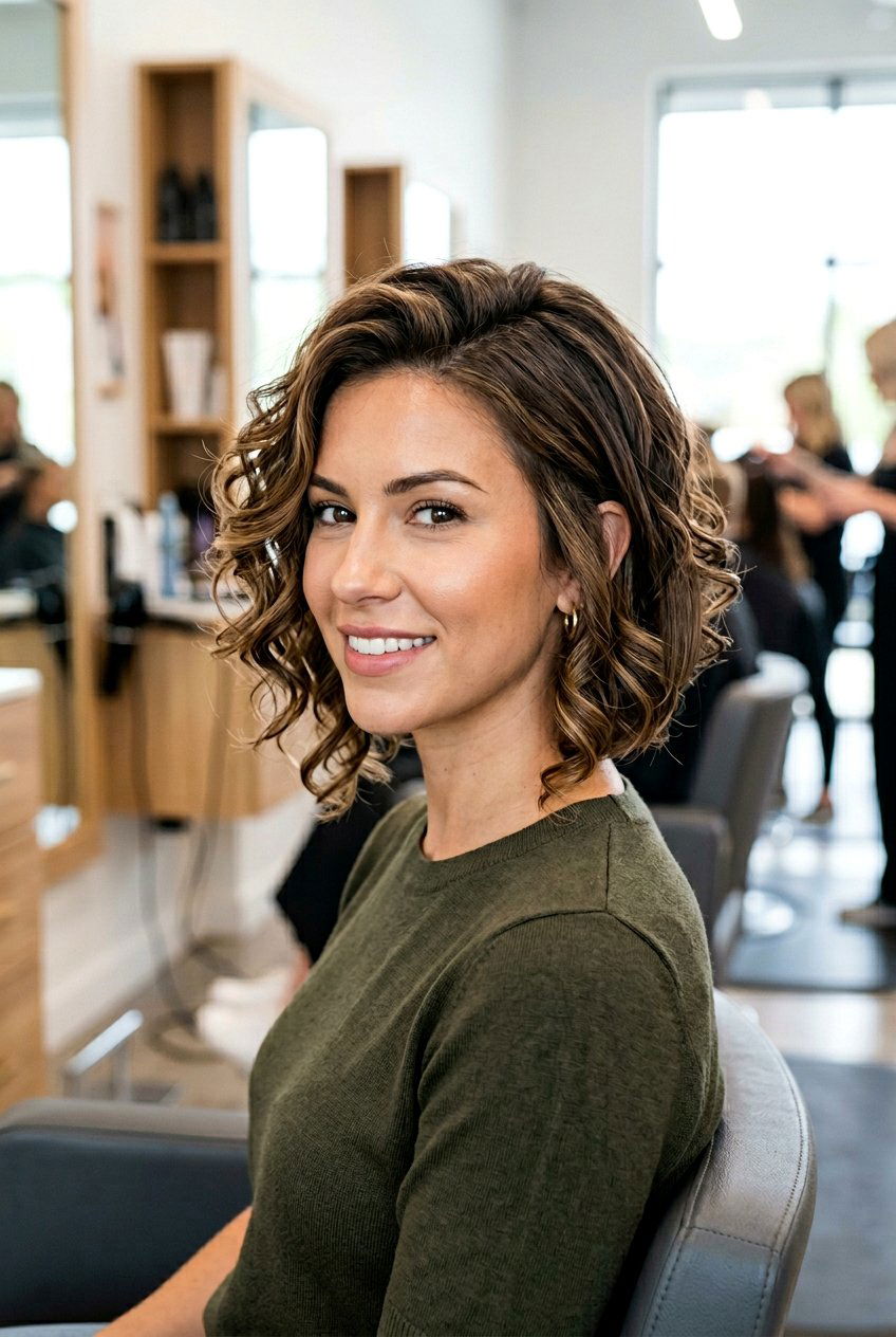 Inverted Medium Digital Perm Bob - 20 digital perm for medium length hair - 20 digital perm for medium length hair