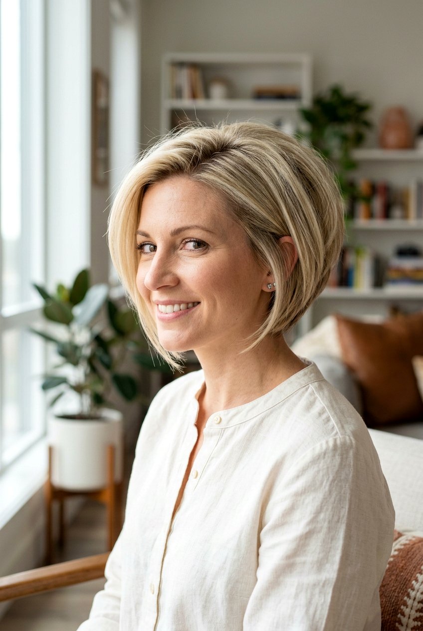 Inverted Mom Bob - 20 mom bob haircut - 20 mom bob haircut