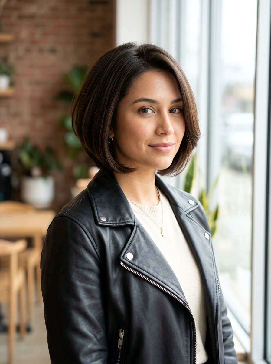 Inverted Rounded Bob - 20 rounded bob for thin hair women - 20 rounded bob for thin hair women