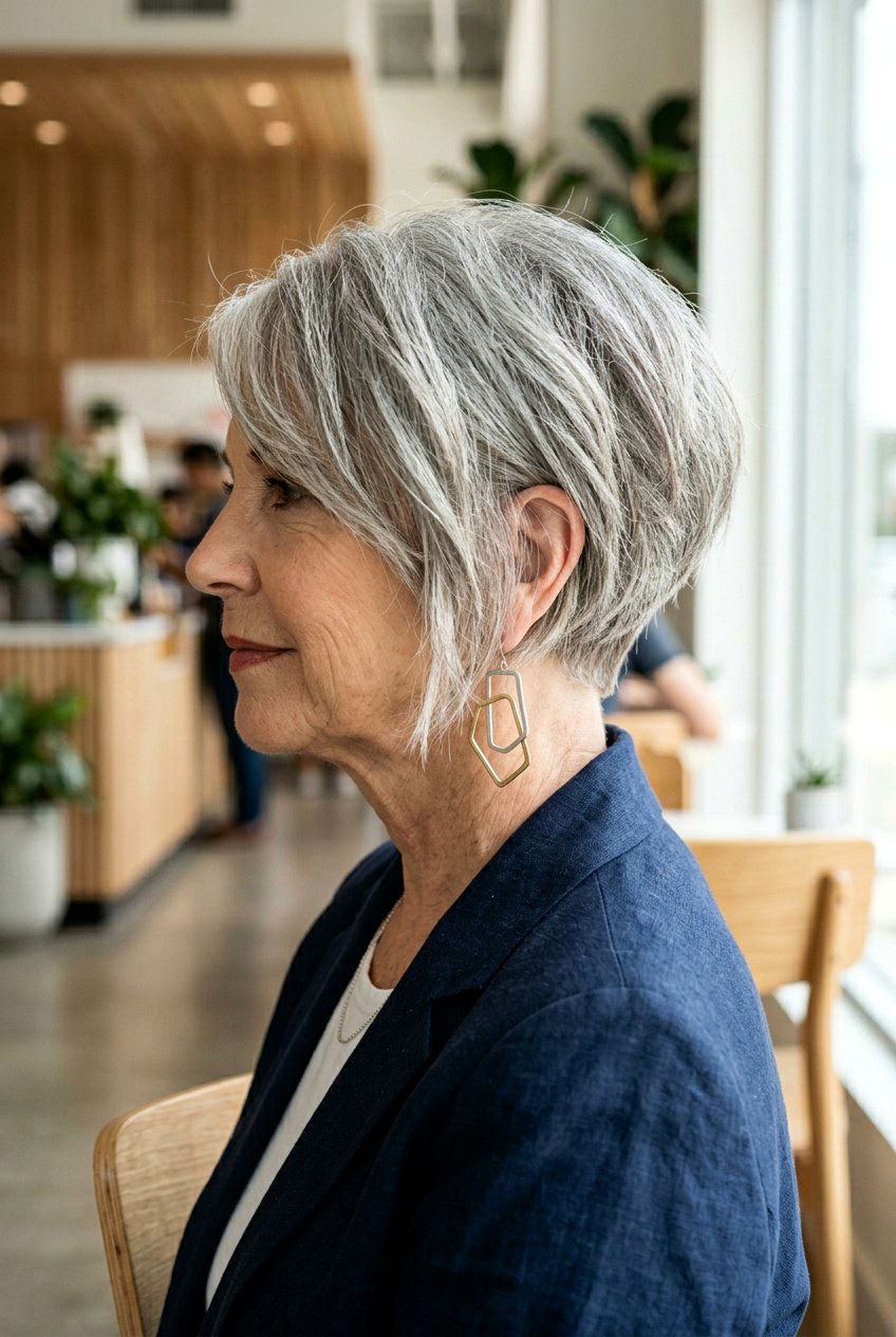 Inverted Shaggy Bob - 20 shaggy bob for older women - 20 shaggy bob for older women