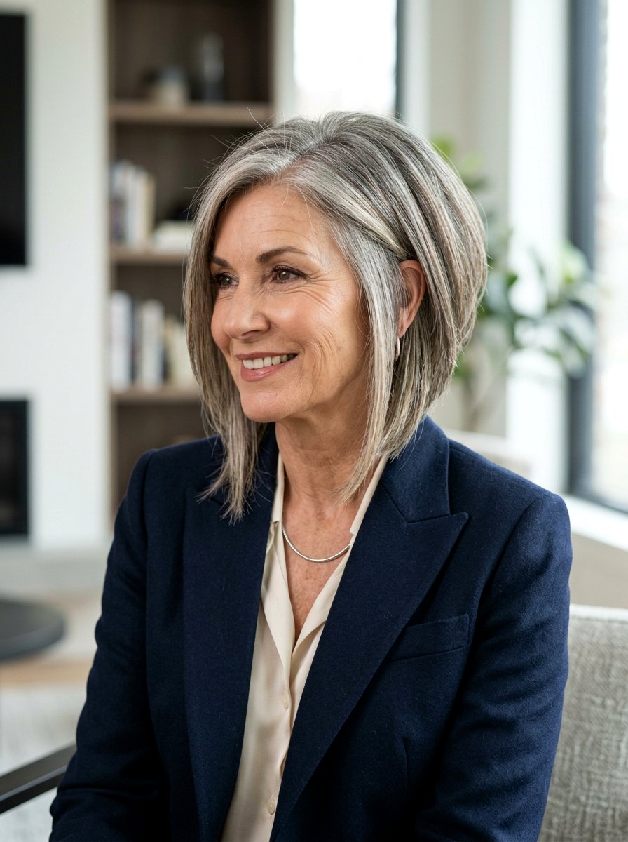 Inverted Straight Shag Haircut - 20 straight shag haircut for women over 50 - 20 straight shag haircut for women over 50