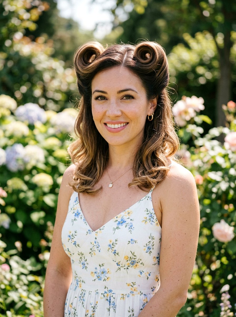 Inverted Victory Rolls - 20 victory rolls for long hair - 20 victory rolls for long hair