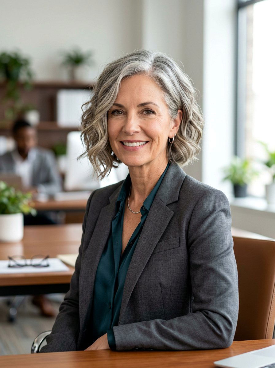 Inverted Wavy Bob - 20 soft wavy bob for women over 50 - 20 soft wavy bob for women over 50