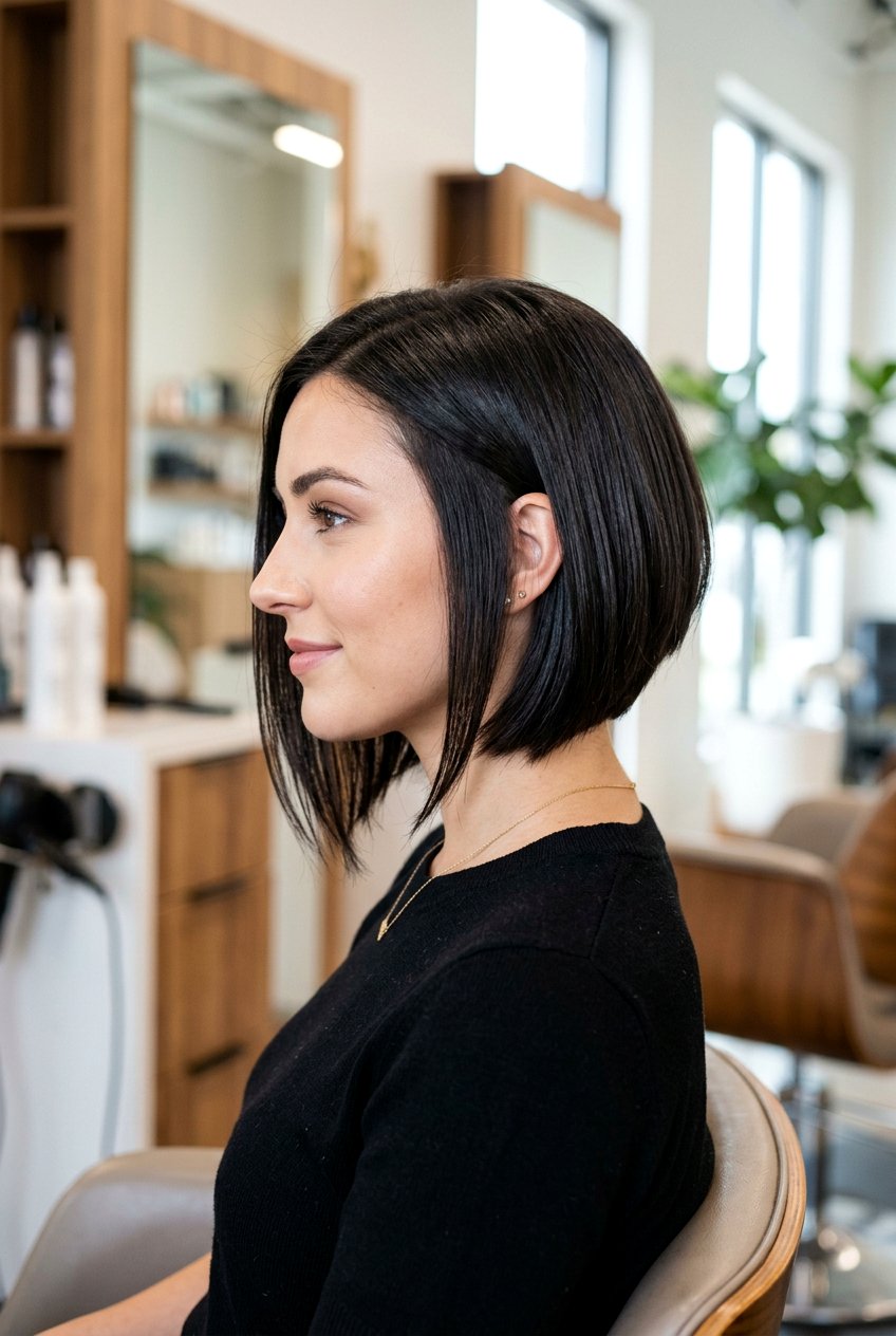 Inverted chin length bob - 20 chin length bob haircut - 20 chin length bob haircut