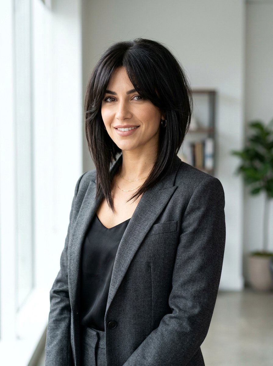 Inverted lob with curtain bangs for thick hair - 20 thick hair lob with curtain bangs - 20 thick hair lob with curtain bangs