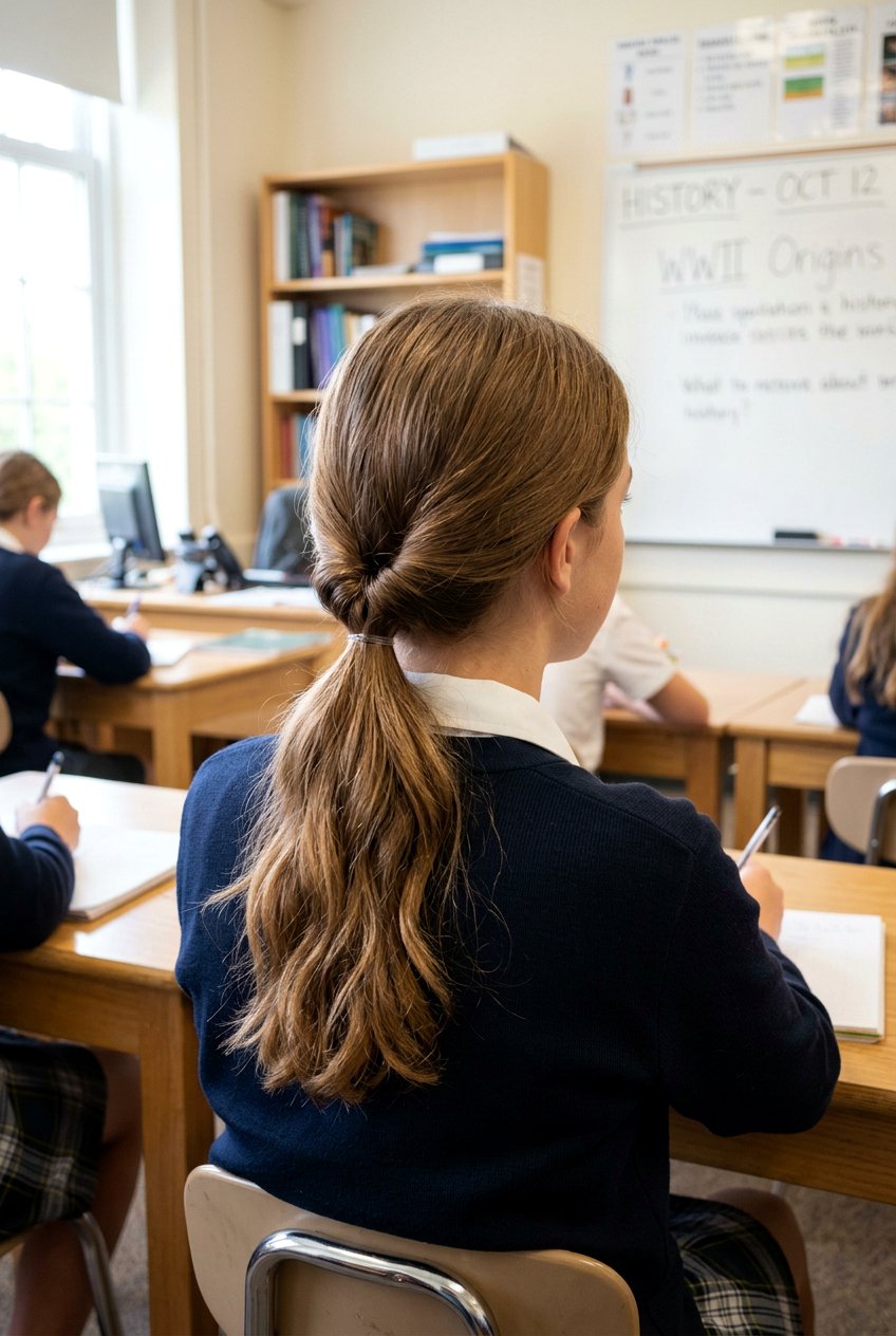 Inverted ponytail - 20 ponytail hairstyles for school - 20 ponytail hairstyles for school