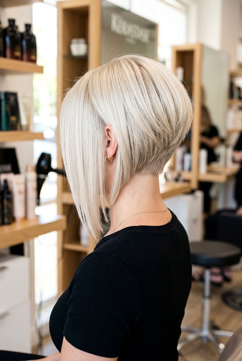 Inverted stacked bob - 20 stacked bob haircut - 20 stacked bob haircut