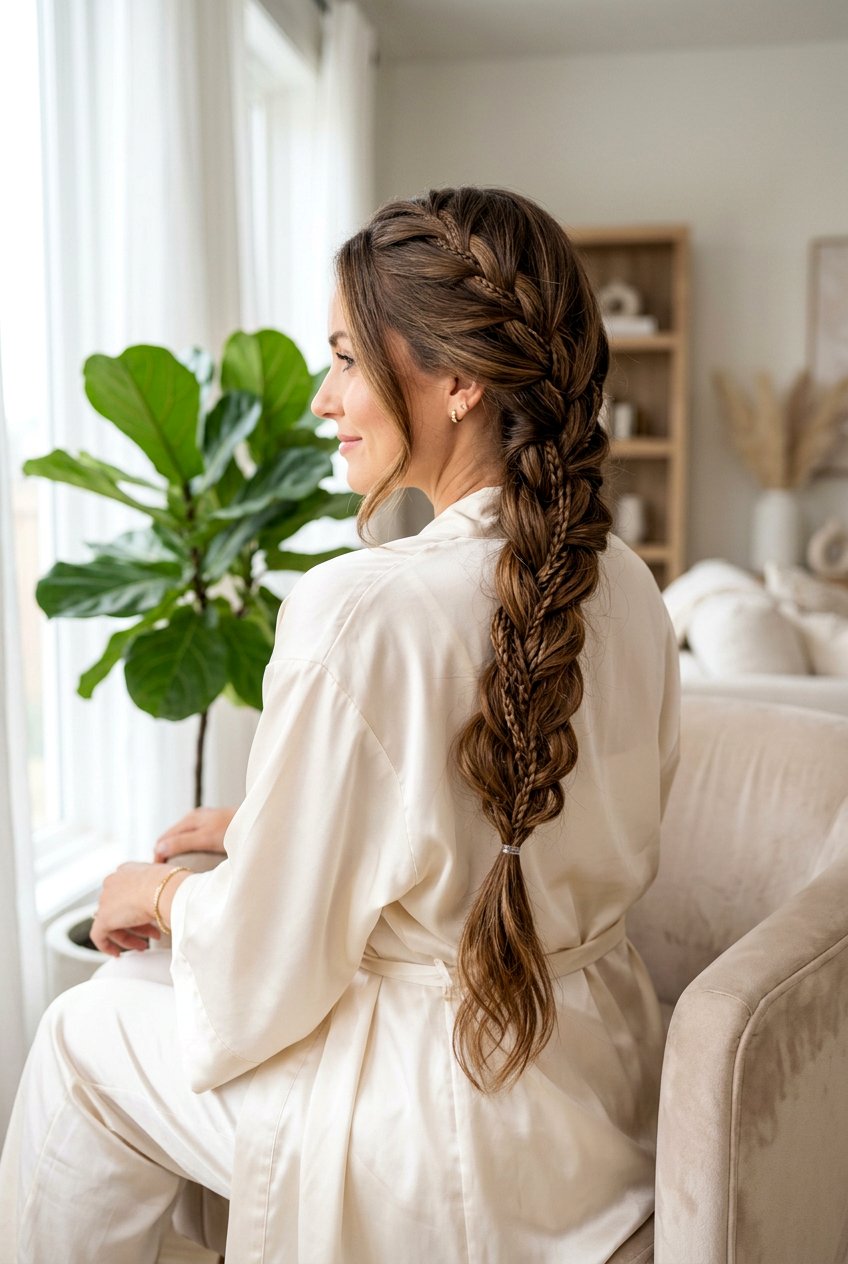 Invisible Braid - 20 bedtime braid for long layers - 20 bedtime braid for long layers