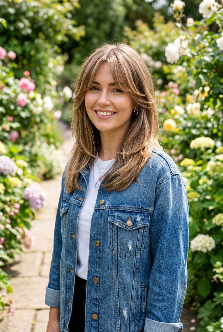 Invisible Butterfly Layers Curtain Bangs - 20 invisible butterfly layers haircut - 20 invisible butterfly layers haircut