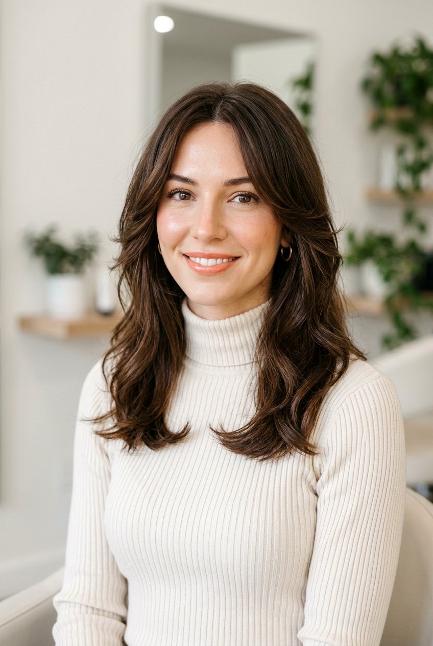 Invisible Butterfly Layers Face Framing - 20 invisible butterfly layers haircut - 20 invisible butterfly layers haircut