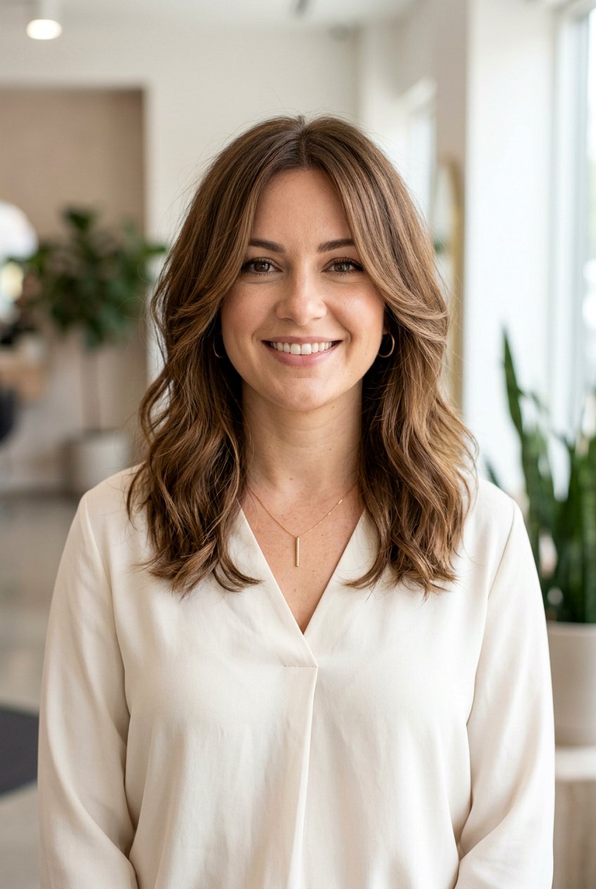 Invisible Butterfly Layers Round Face - 20 invisible butterfly layers haircut - 20 invisible butterfly layers haircut