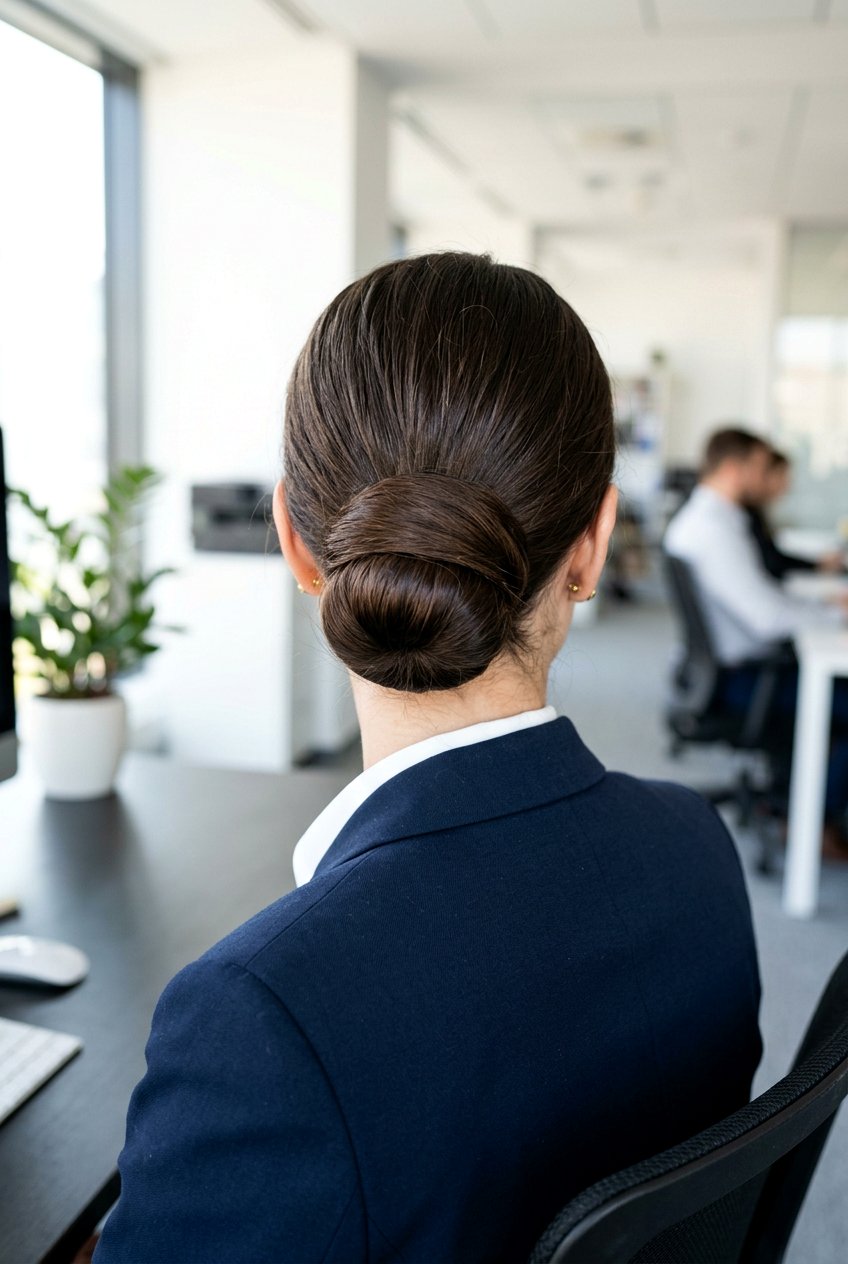 Invisible Elastic Bun - 20 minimalist work bun for women - 20 minimalist work bun for women