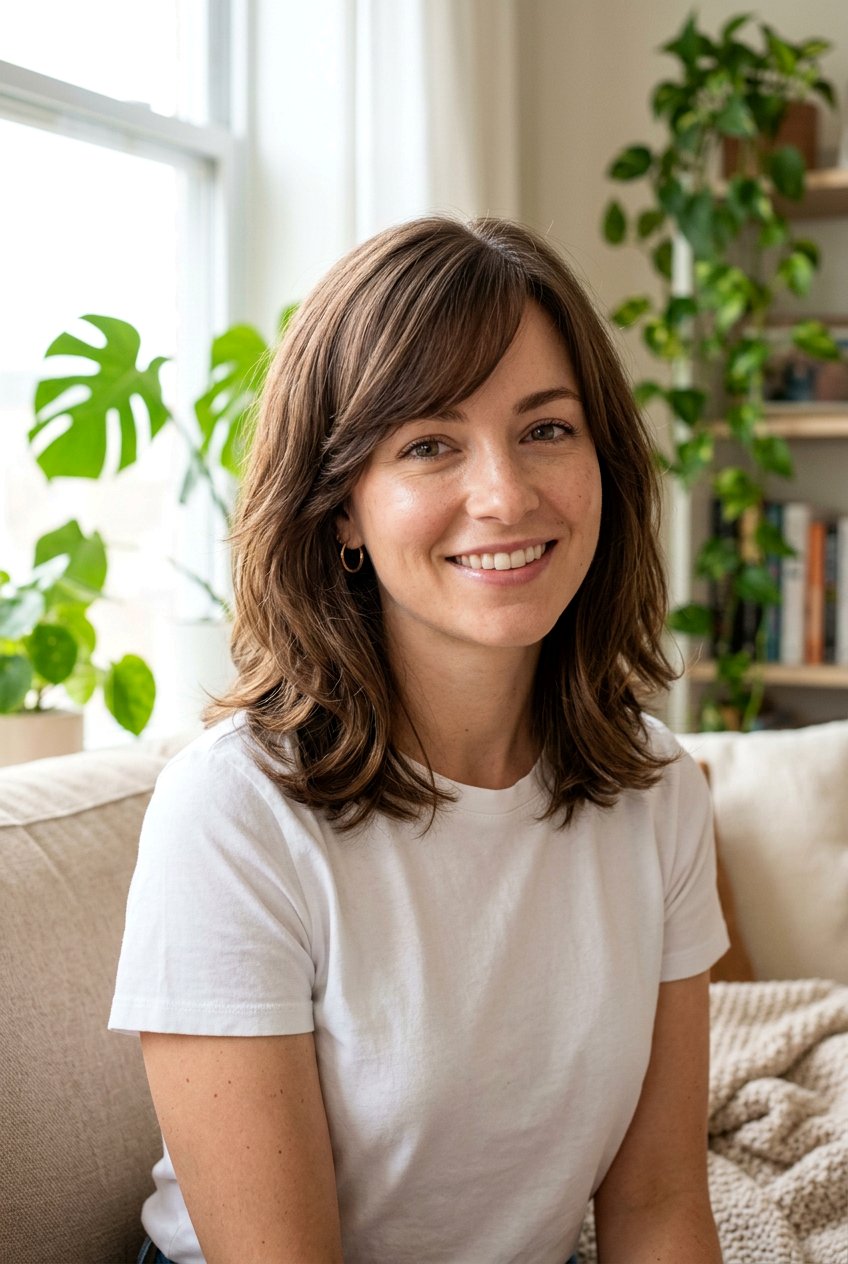 Invisible Layers Haircut With Side Bangs - 20 invisible layers haircut - 20 invisible layers haircut