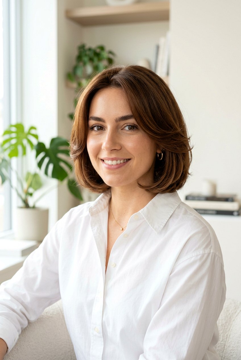 Inward Flicking Feathered Layers - 20 layered haircut with feathered ends - 20 layered haircut with feathered ends