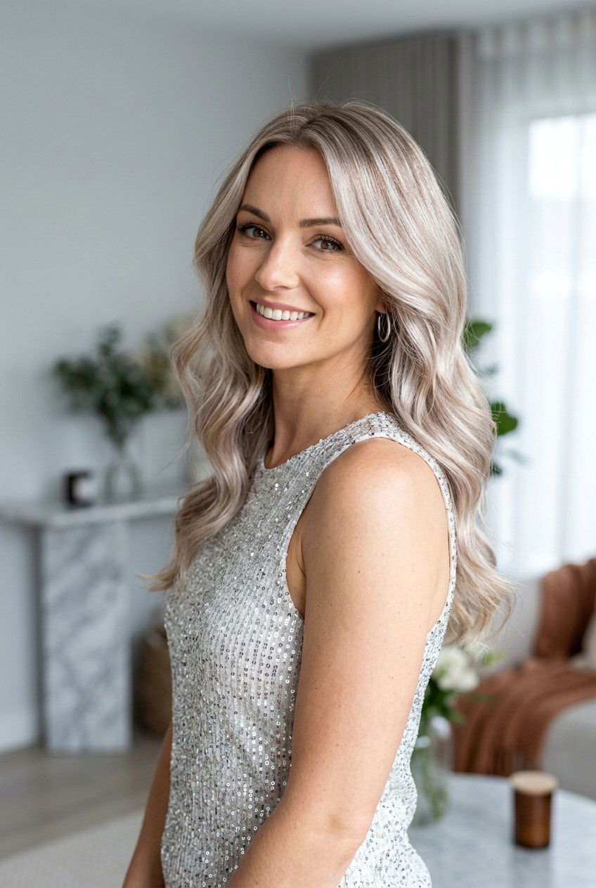 Iridescent Beige Blonde Hair - 20 cool beige blonde for mature skin tones - 20 cool beige blonde for mature skin tones