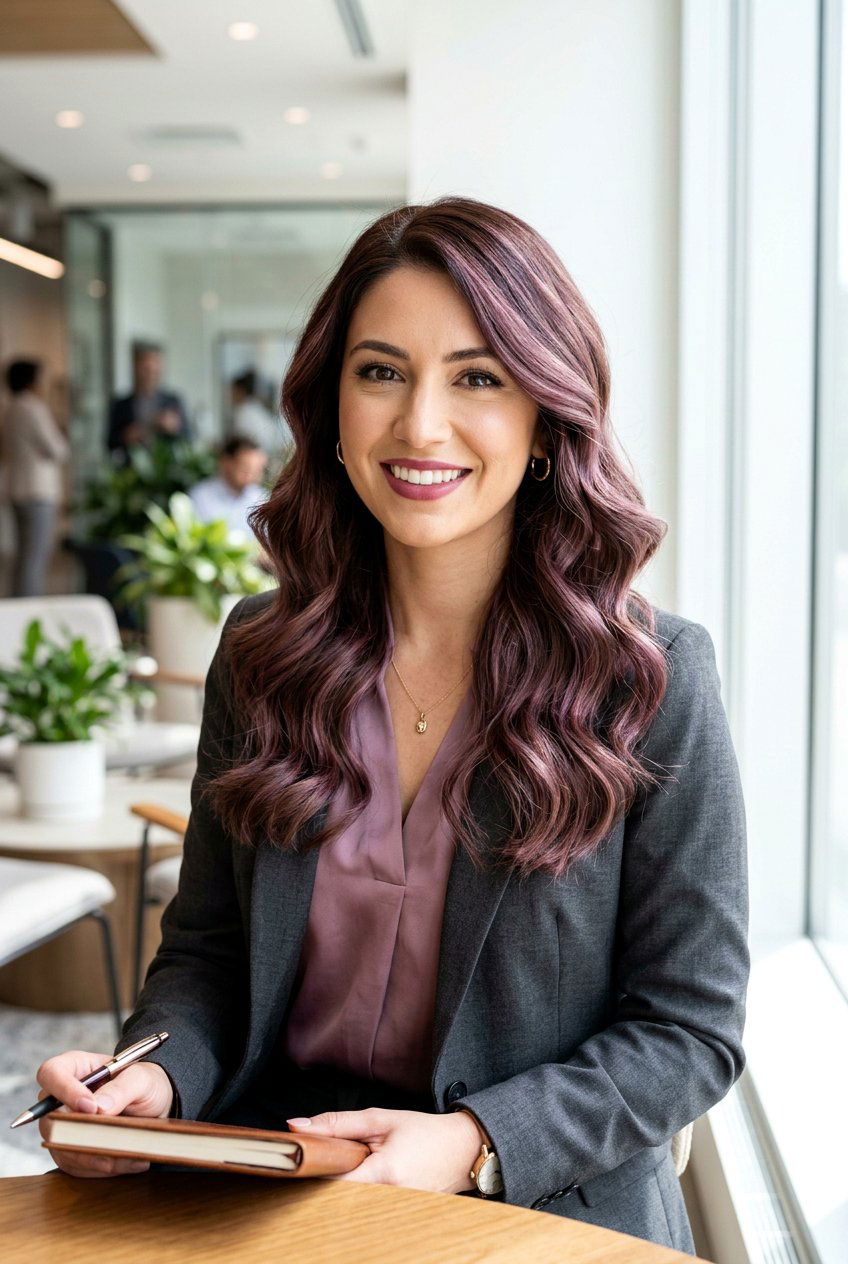 Iridescent Chocolate Mauve Hair - 20 iridescent hair color - 20 iridescent hair color