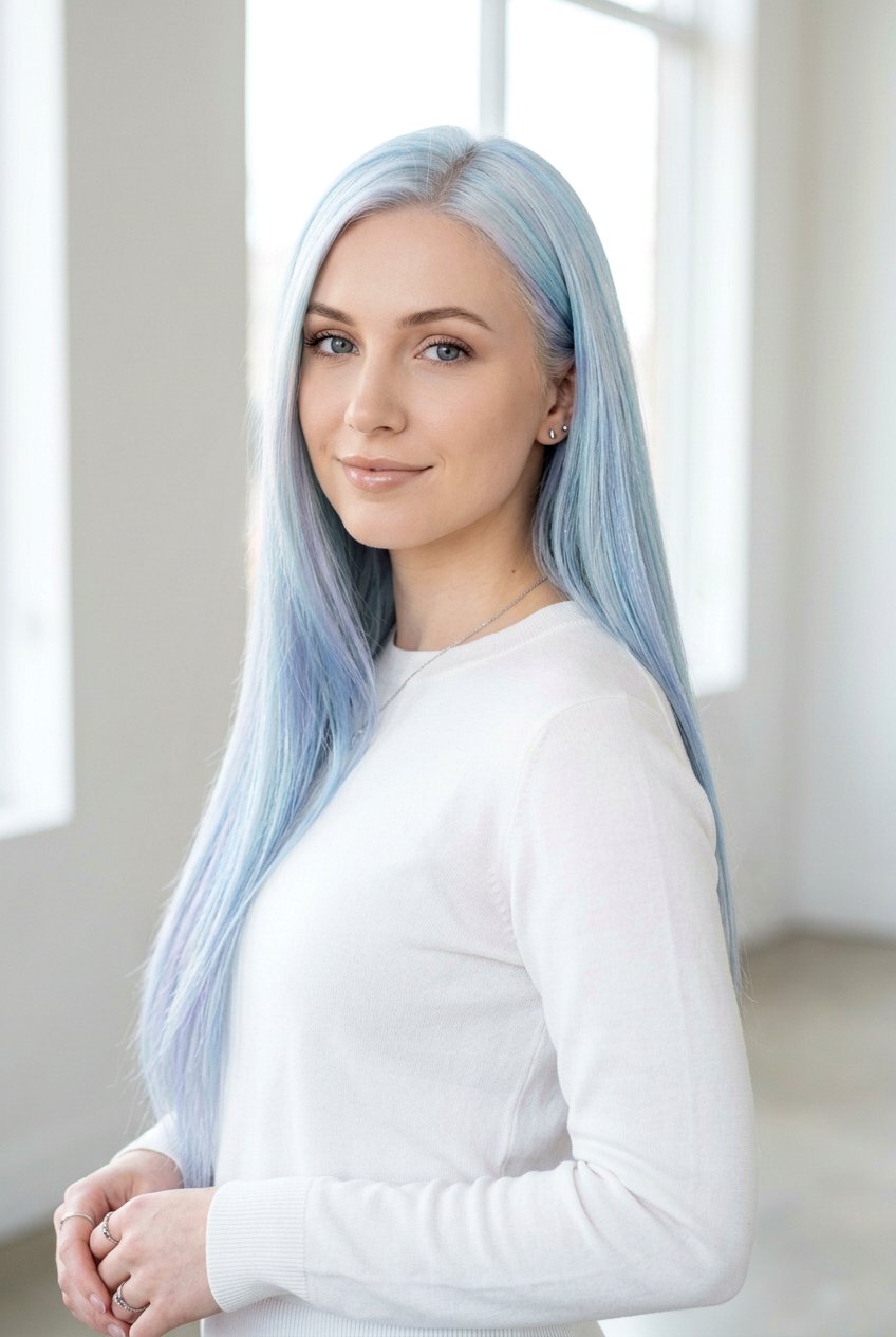 Iridescent Icy Blue Hair Color - 20 iridescent hair color - 20 iridescent hair color