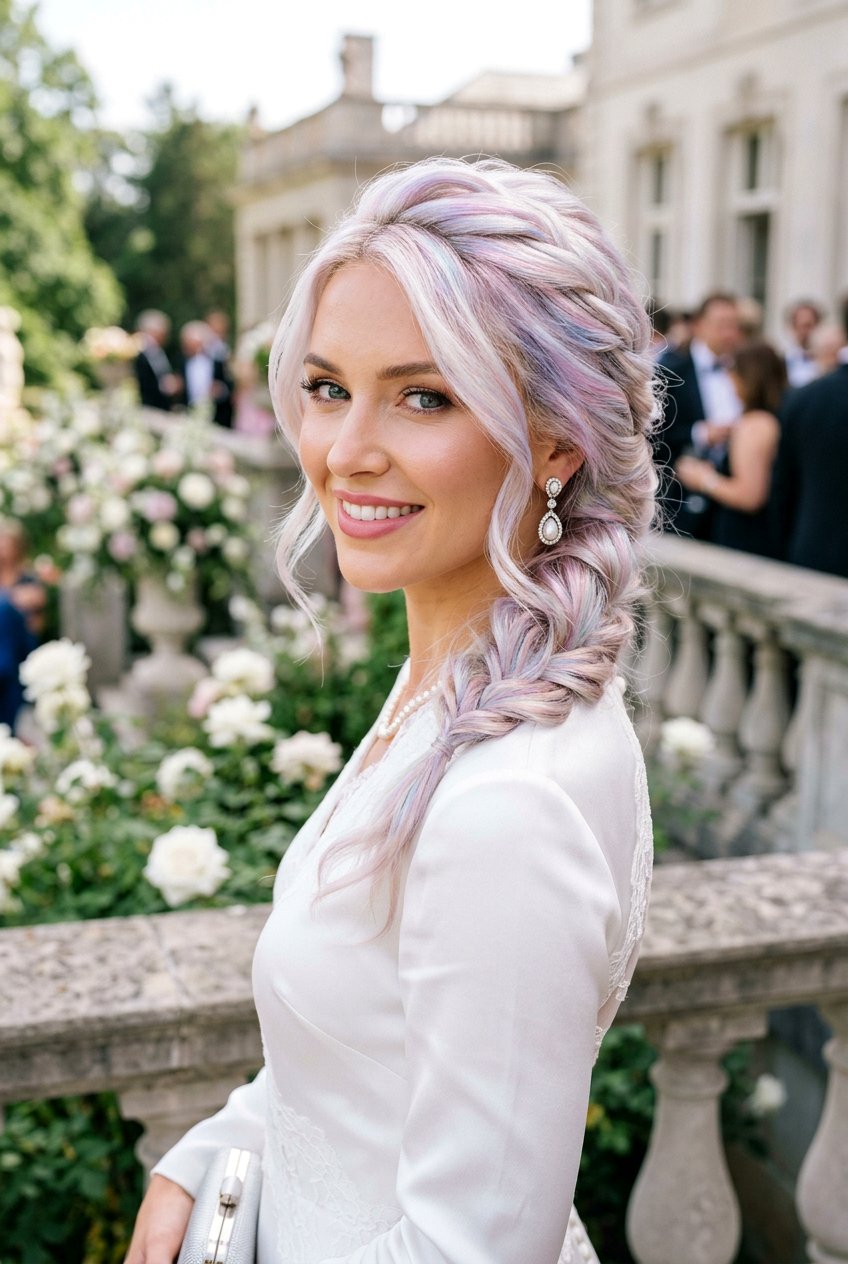 Iridescent Mother of Pearl Hair - 20 iridescent hair color - 20 iridescent hair color