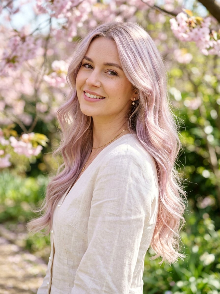 Iridescent Pastel Balayage On Blonde Hair - 20 iridescent pastel balayage - 20 iridescent pastel balayage