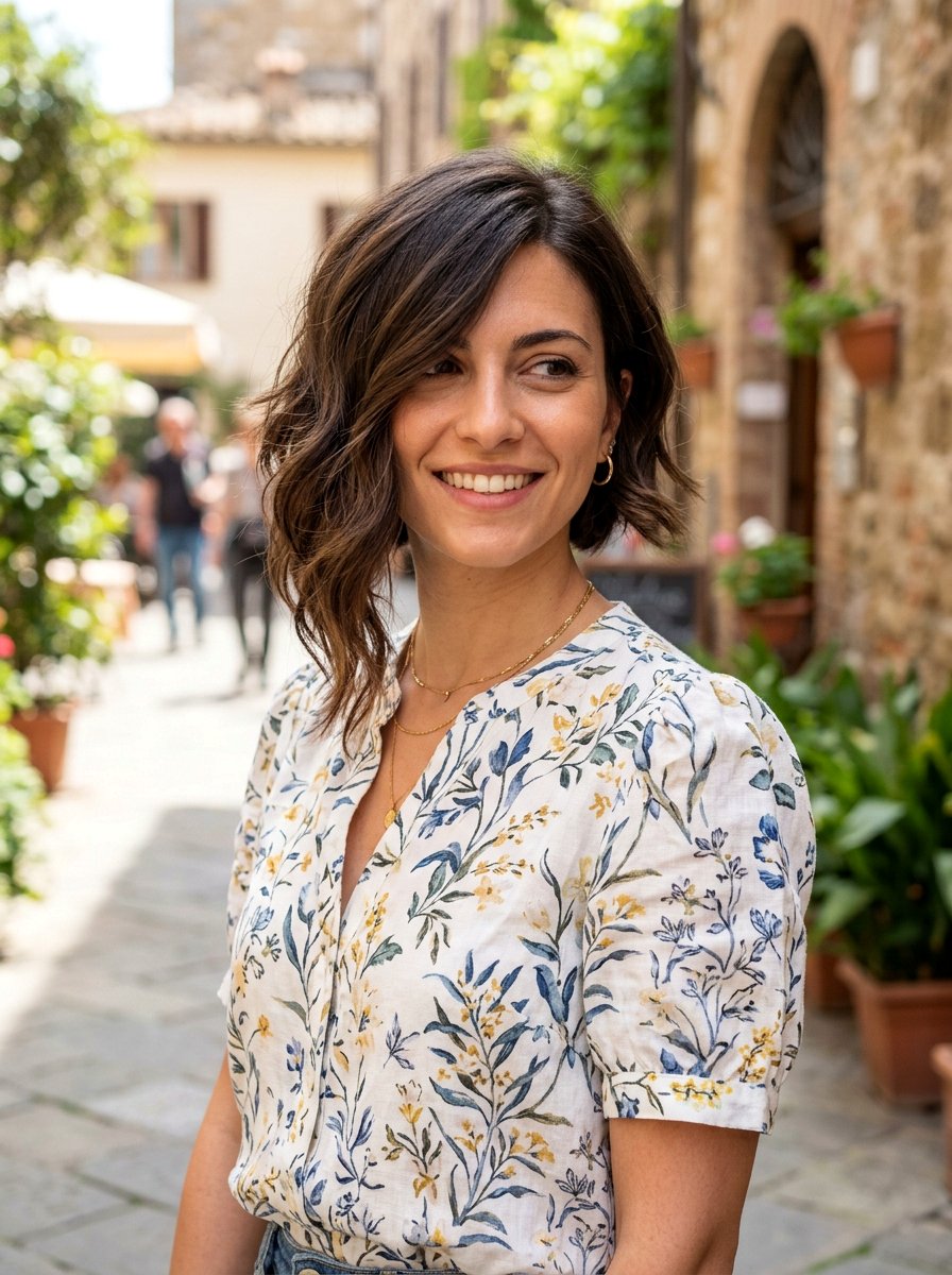 Italian Asymmetrical Bob Haircut - 20 italian haircut ideas for women - 20 italian haircut ideas for women