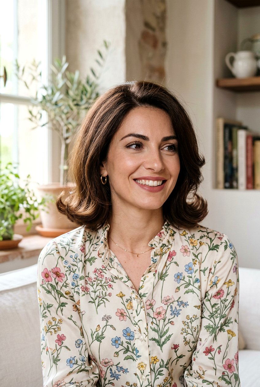 Italian Bob Blowout Flipped Ends - 20 photo shoot blowout hairstyle - 20 photo shoot blowout hairstyle