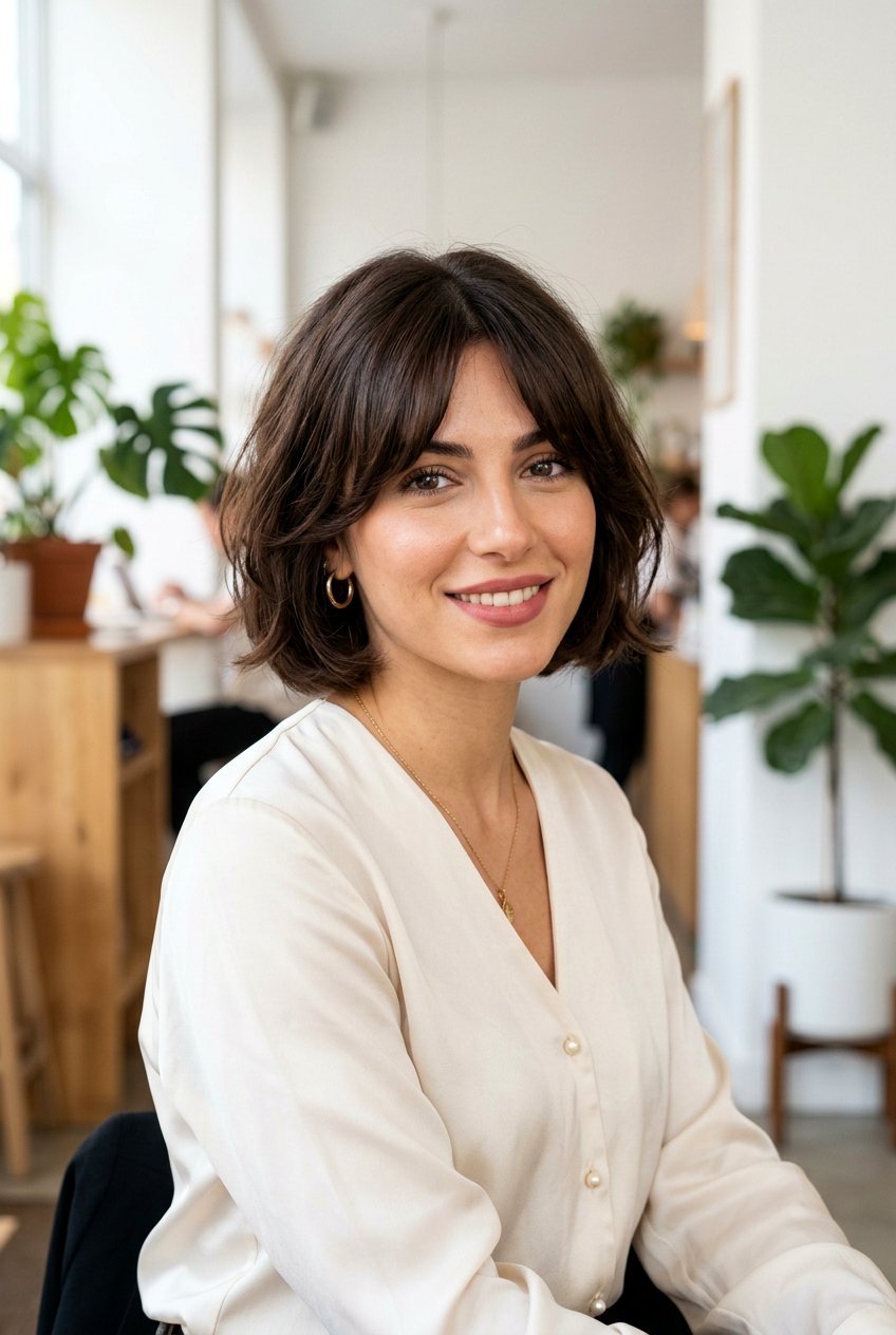 Italian Bob With Curtain Bangs For Oval Face - 20 italian bob with curtain bangs - 20 italian bob with curtain bangs