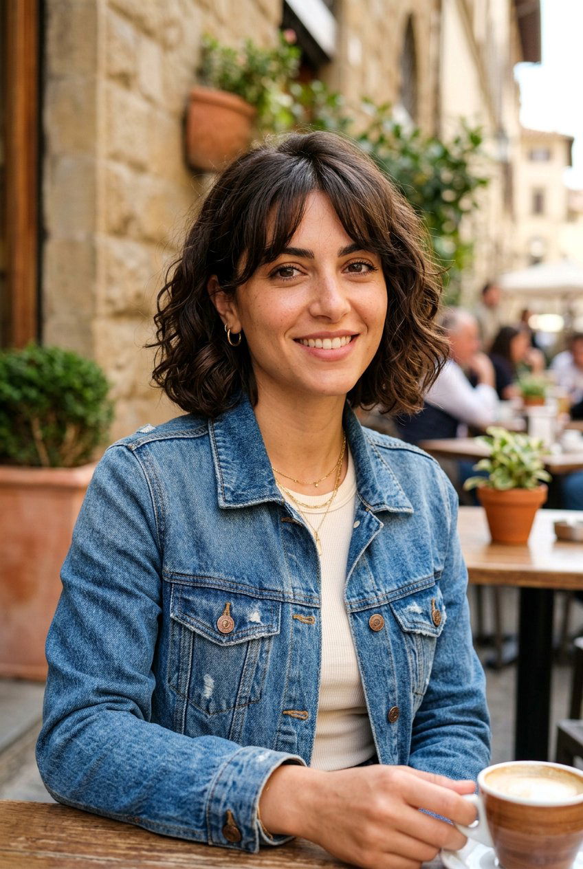 Italian Bob With Curtain Bangs For Wavy Hair - 20 italian bob with curtain bangs - 20 italian bob with curtain bangs