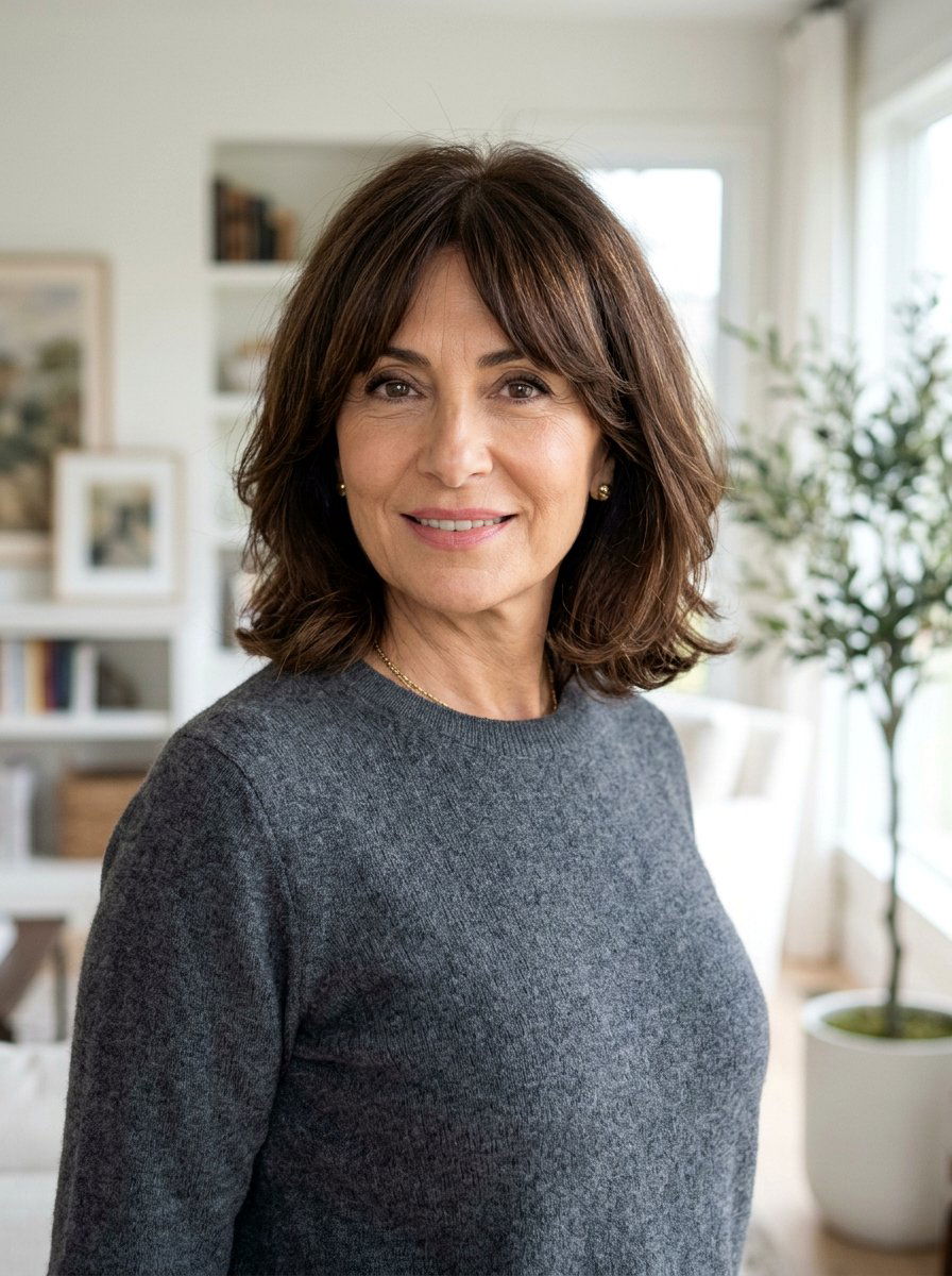 Italian Bob With Curtain Bangs - 20 italian bob for mature women - 20 italian bob for mature women