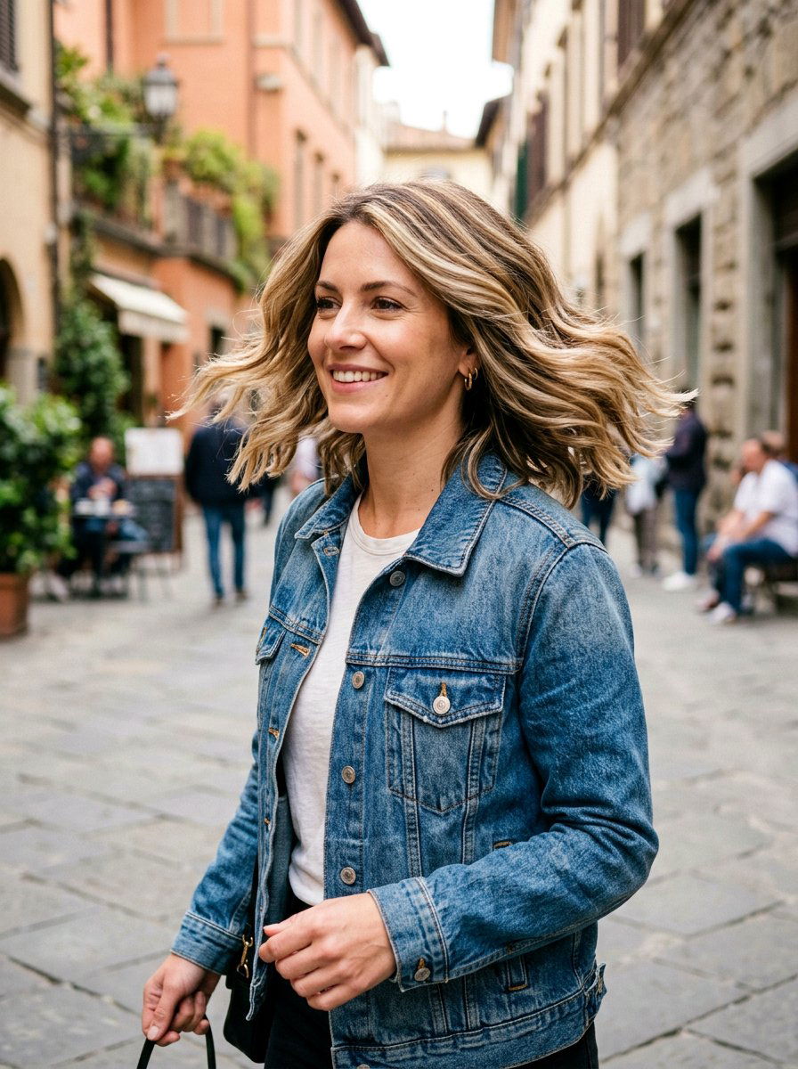 Italian Lob With Highlights - 20 italian lob haircut with movement - 20 italian lob haircut with movement