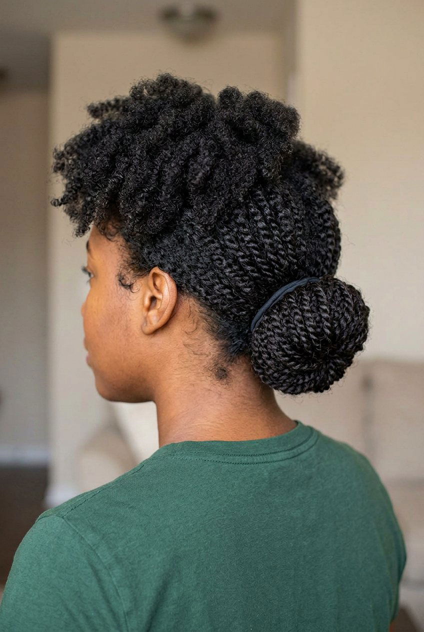 Item21 - 20 mini twist bun for natural hair - 20 mini twist bun for natural hair