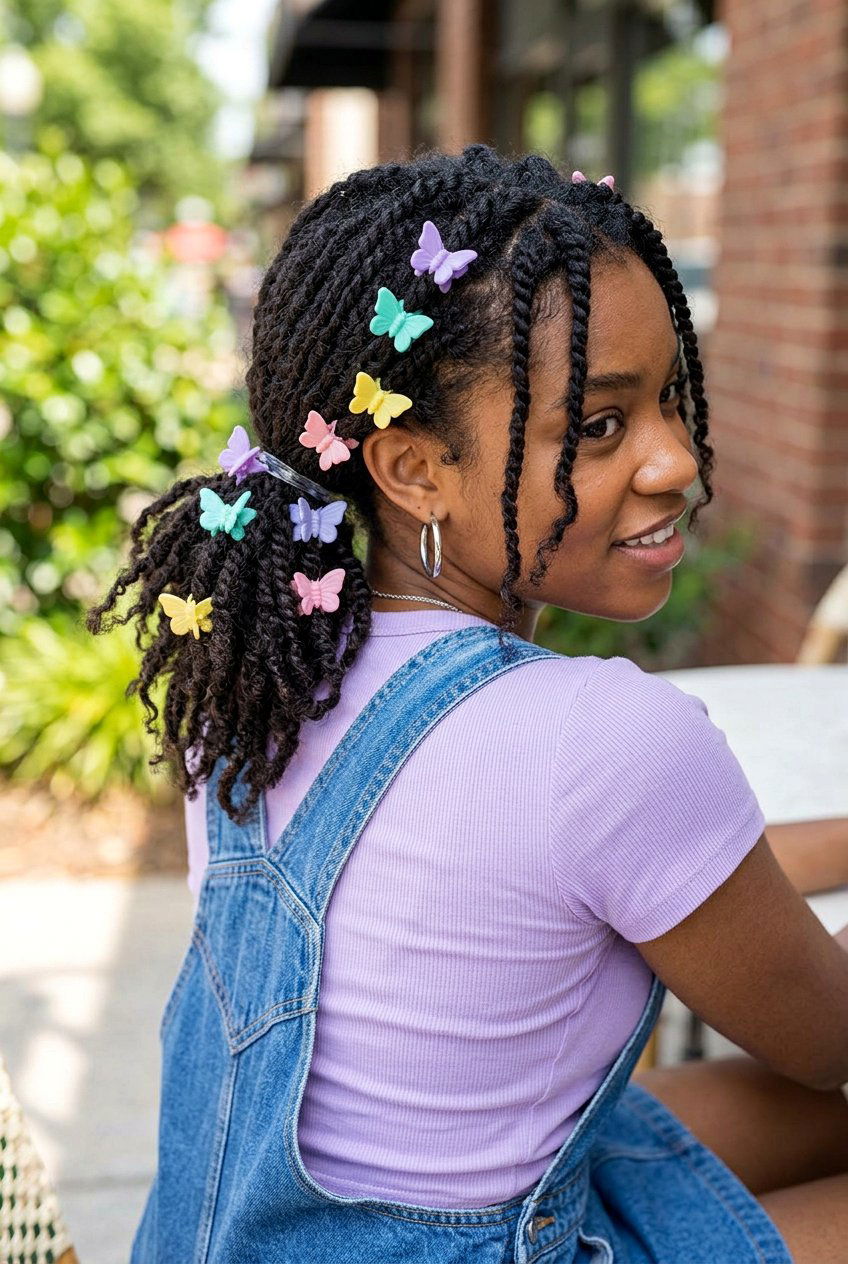 Item21 - 20 mini twist ponytail hairstyle - 20 mini twist ponytail hairstyle