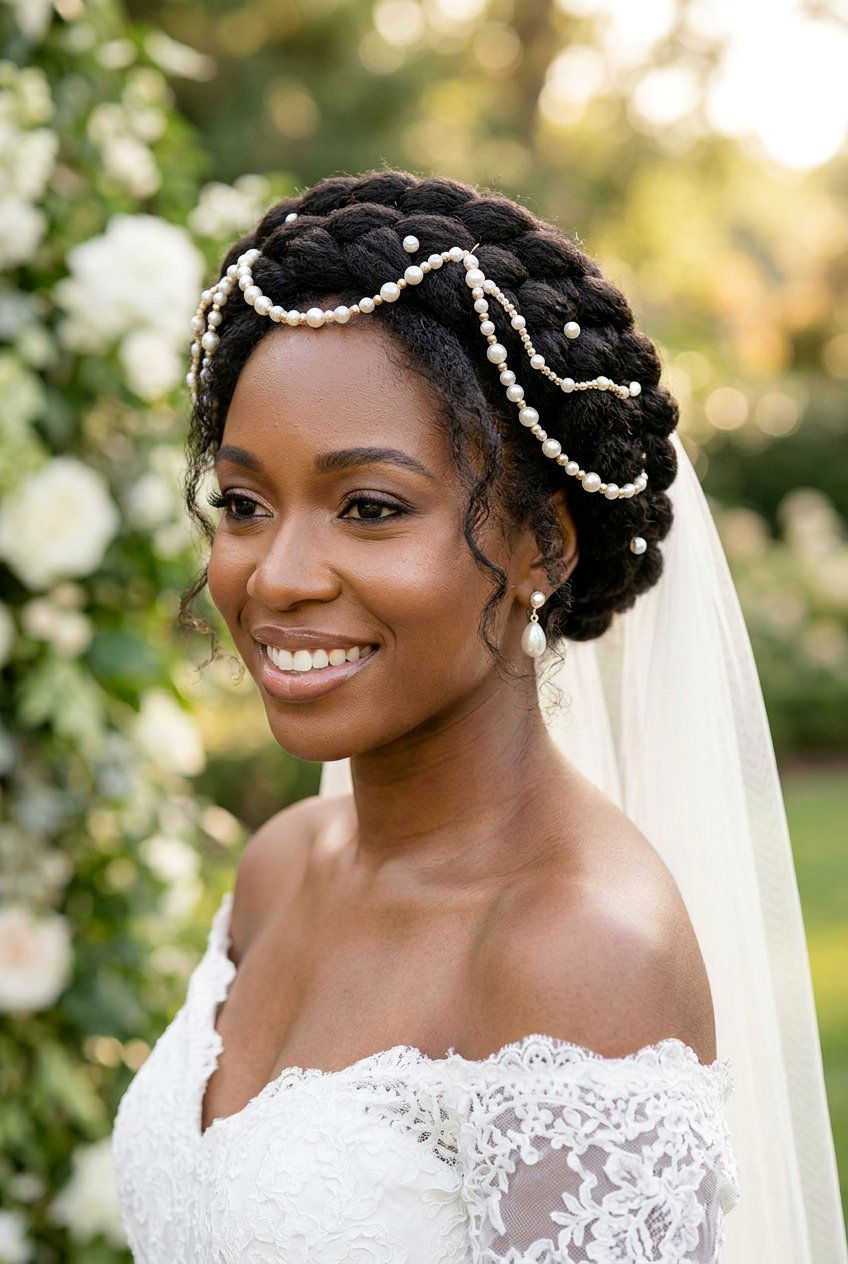 Item21 - 20 wedding updo for black women natural hair - 20 wedding updo for black women natural hair