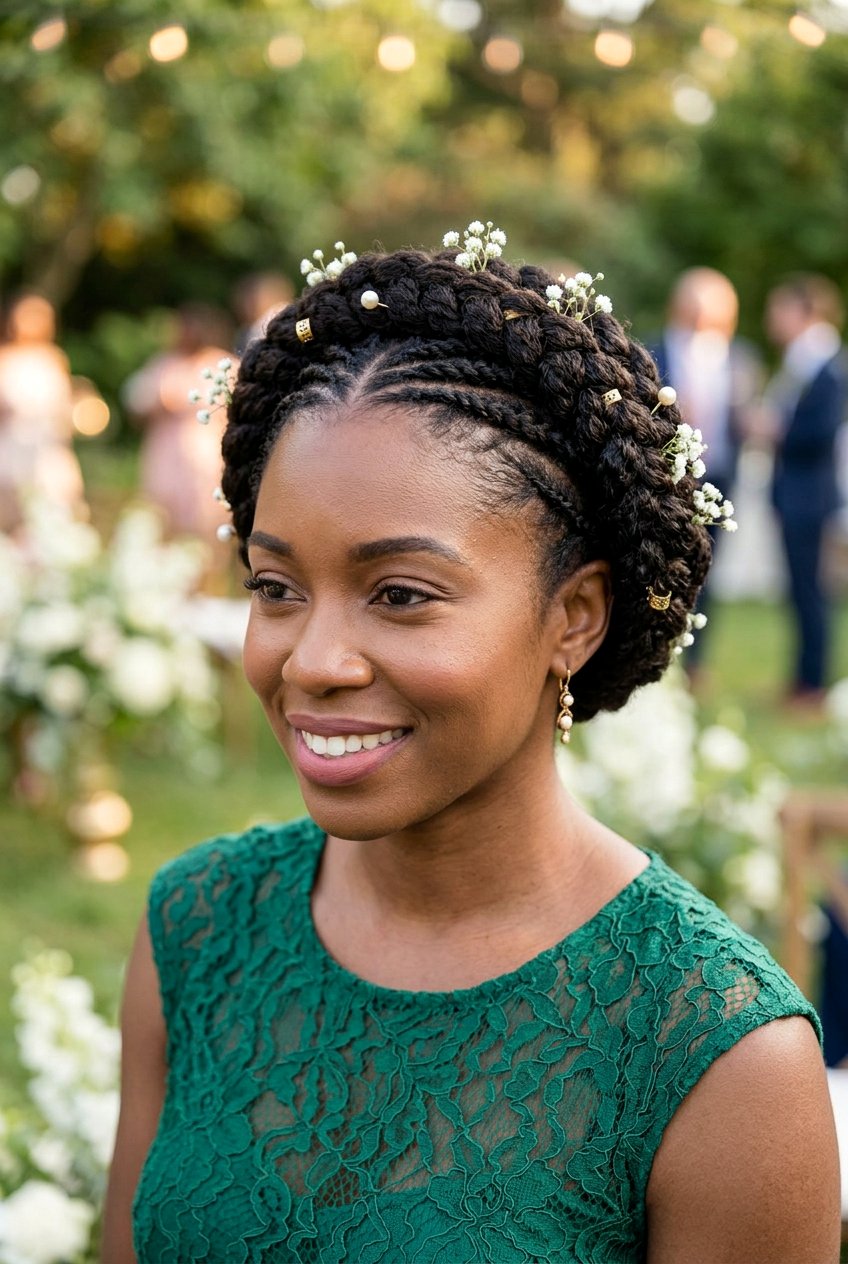 Item21 - 20 flat twist updo for wedding guest - 20 flat twist updo for wedding guest