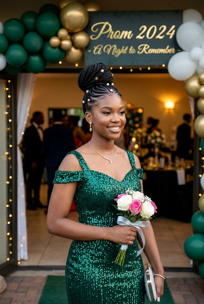 Item22 - 20 prom braid styles for black women - 20 prom braid styles for black women