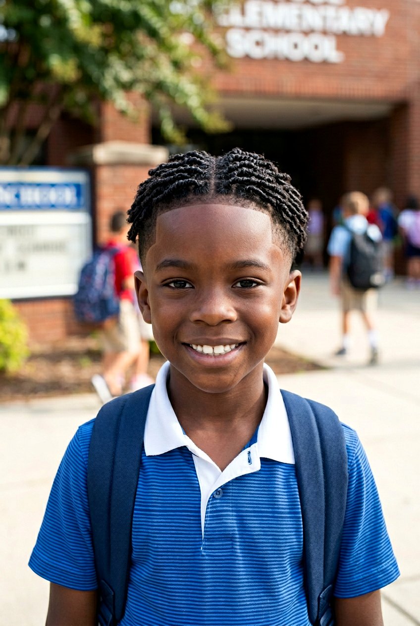 Item23 - 20 boys starter loc styles with taper fade - 20 boys starter loc styles with taper fade