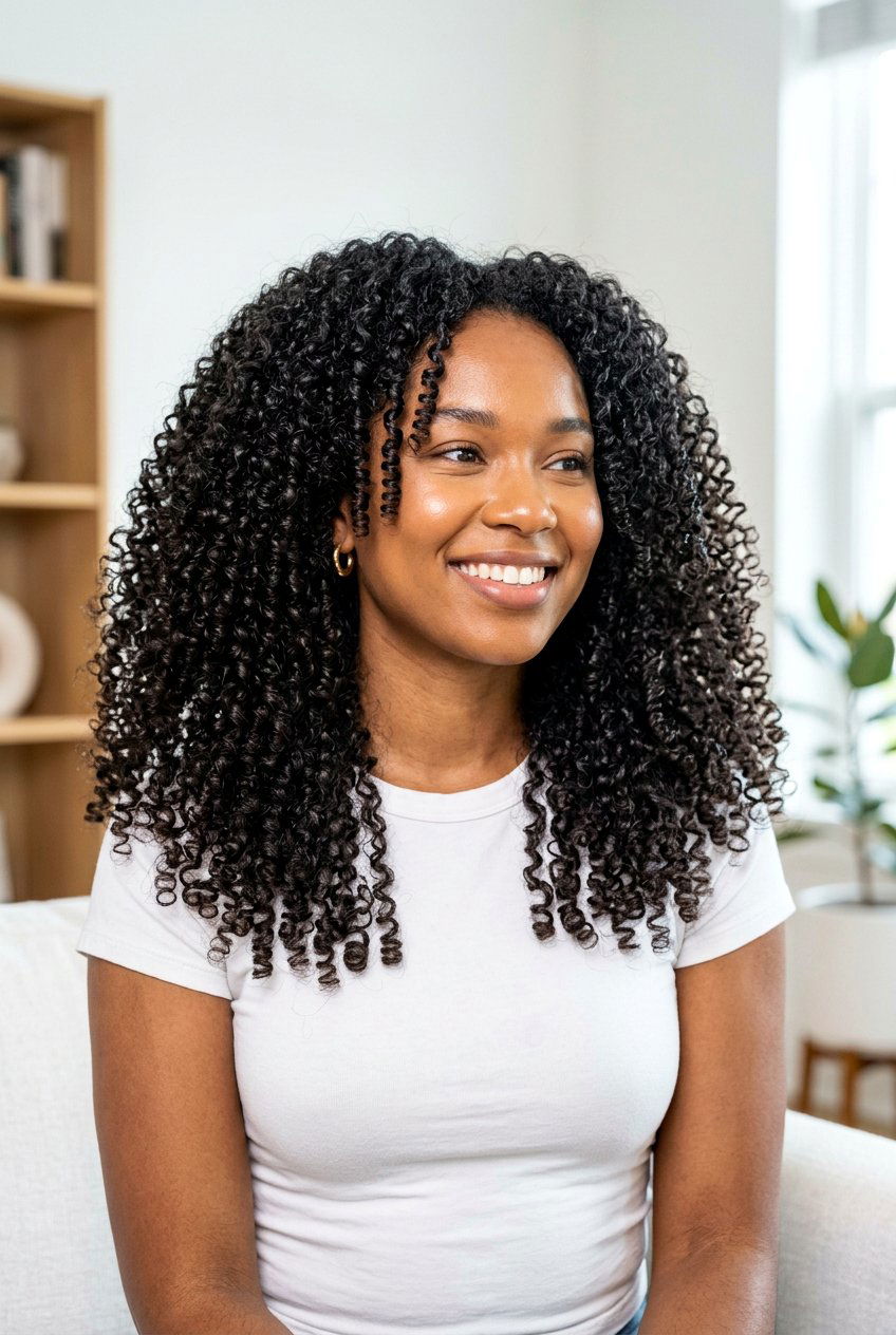 Item23 - 20 defined wash and go for 3c hair - 20 defined wash and go for 3c hair