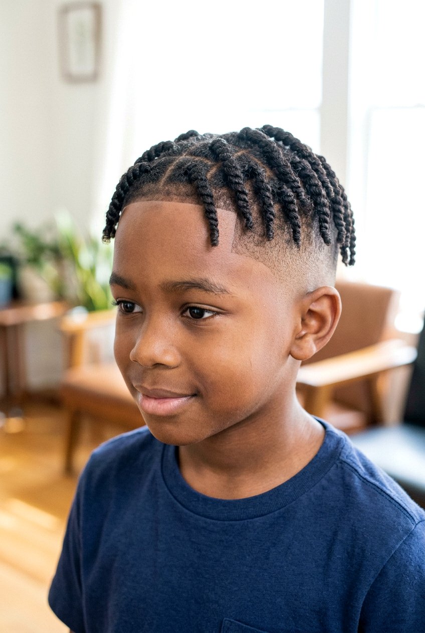 Item23 - 20 black boys twist styles with fade - 20 black boys twist styles with fade