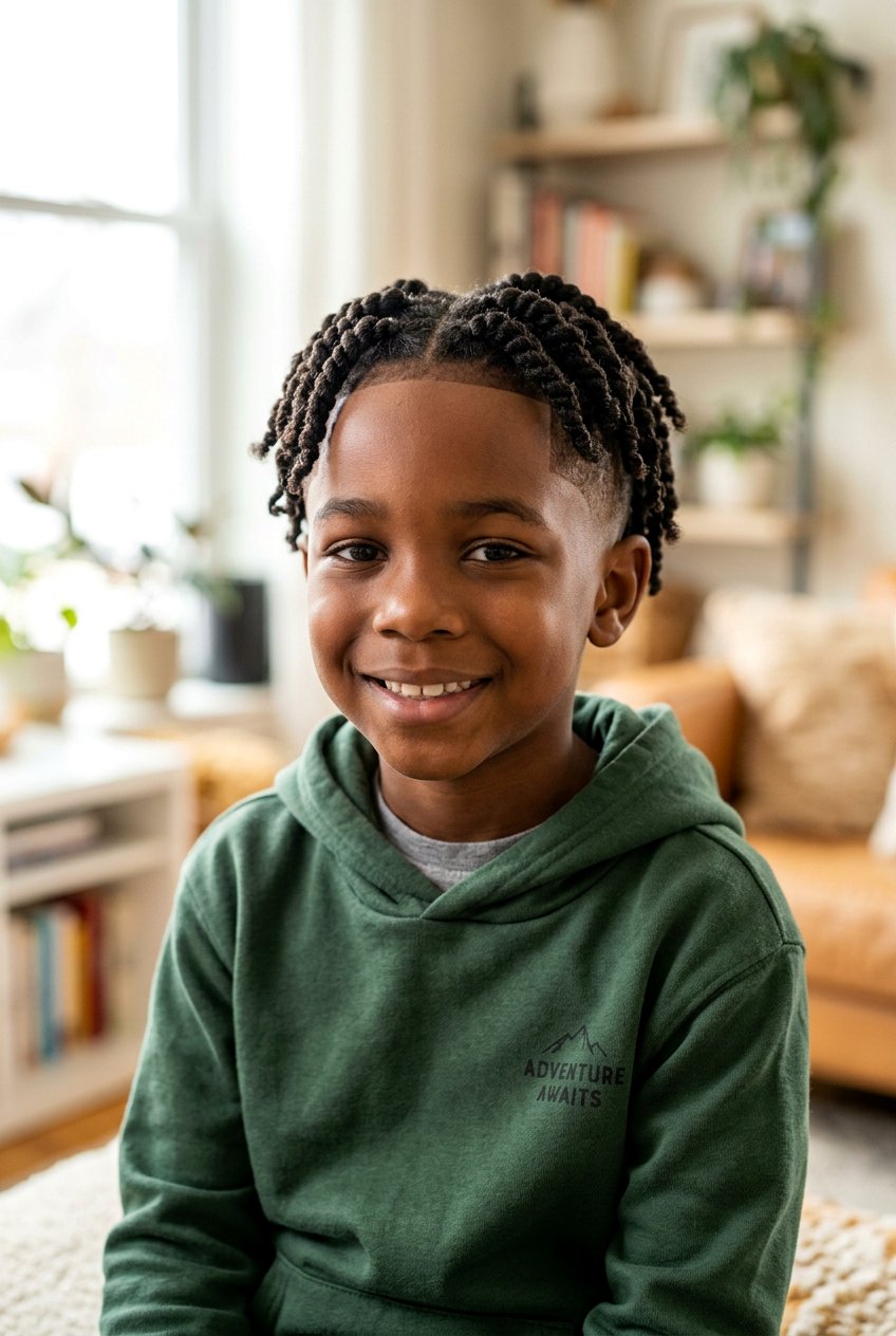 Item24 - 20 boys starter loc styles with taper fade - 20 boys starter loc styles with taper fade