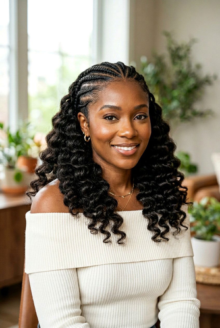 Item25 - 20 braid out on medium natural hair - 20 braid out on medium natural hair