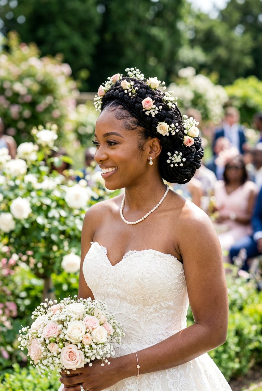 Item25 - 20 bridal knotless braids hairstyles - 20 bridal knotless braids hairstyles