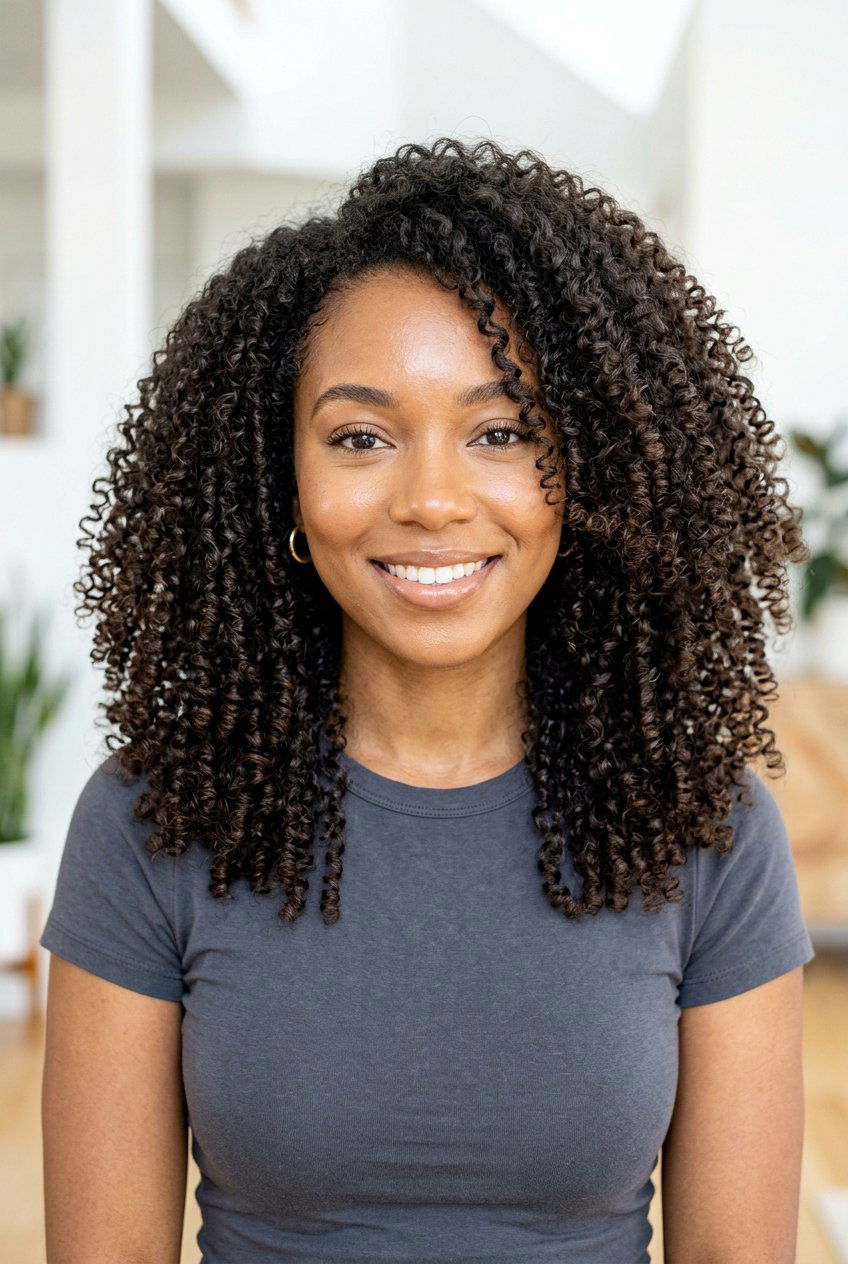 Item25 - 20 defined wash and go for 3c hair - 20 defined wash and go for 3c hair