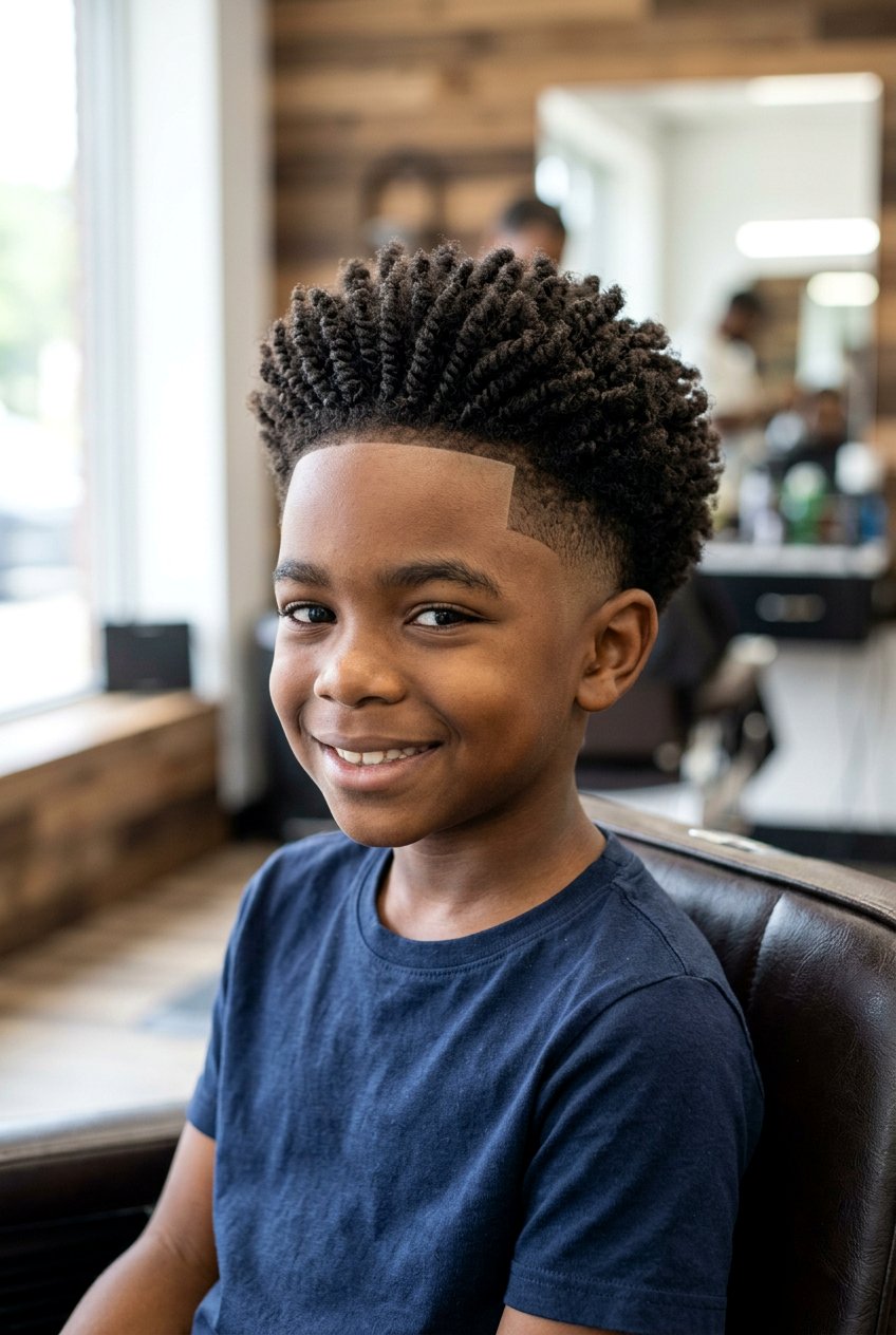 Item25 - 20 black boys twist styles with fade - 20 black boys twist styles with fade