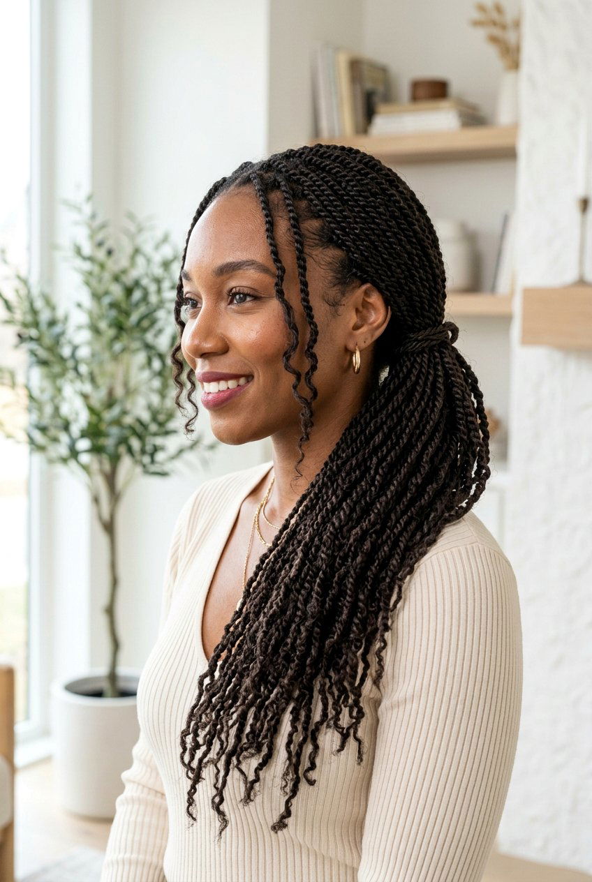 Item26 - 20 mini twist ponytail hairstyle - 20 mini twist ponytail hairstyle