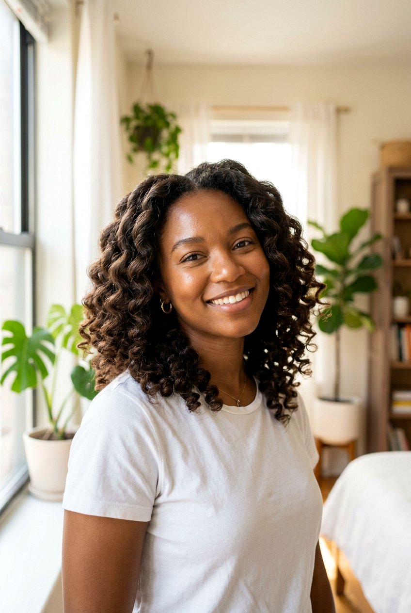 Item26 - 20 braid out on medium natural hair - 20 braid out on medium natural hair