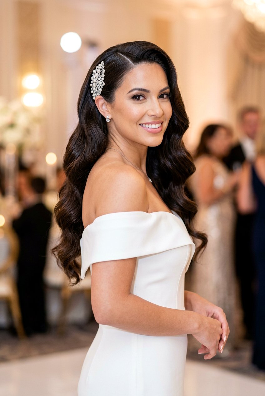 Item26 - 20 elegant silk press wedding hairstyle - 20 elegant silk press wedding hairstyle