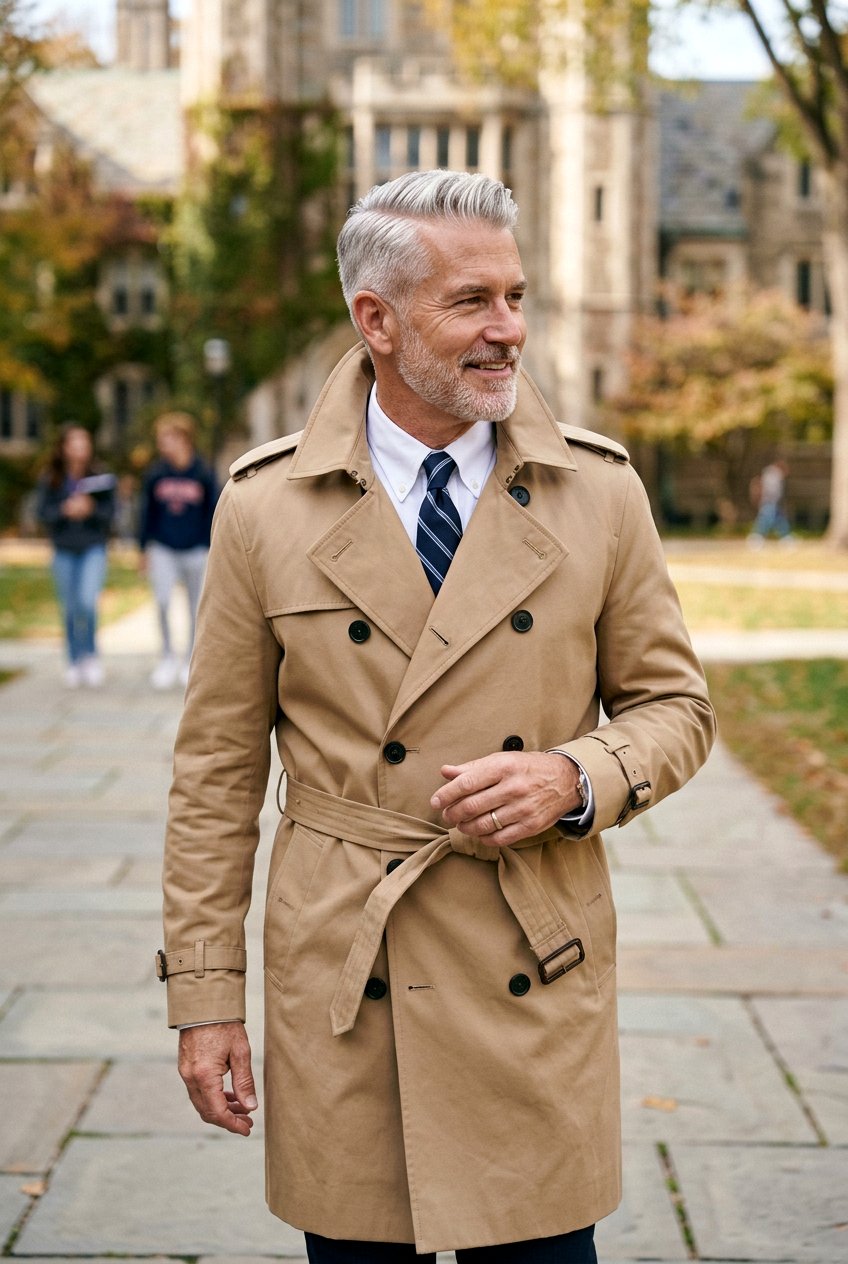 Ivy League Cut - 20 mens haircut for mature gray hair - 20 men’s haircut for mature gray hair