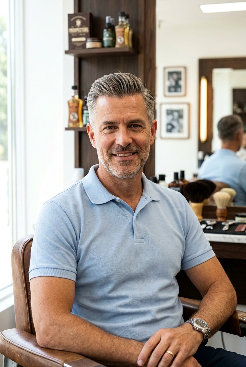 Ivy League Mature Men Haircut - 20 men haircut ideas for mature style - 20 men haircut ideas for mature style